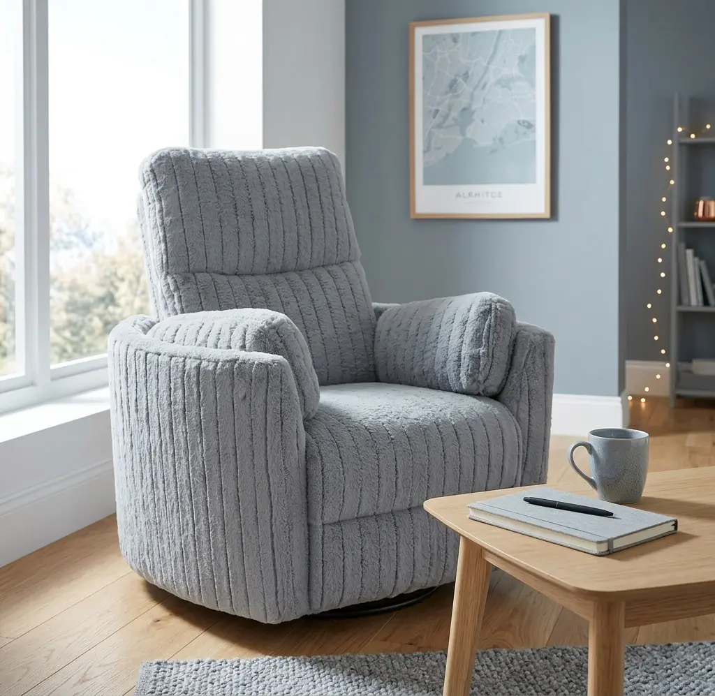 Fotoliu-recliner Halmar Pegas (Grey)
