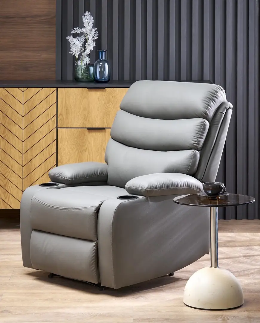 Fotoliu-recliner Halmar Perus (Grey)