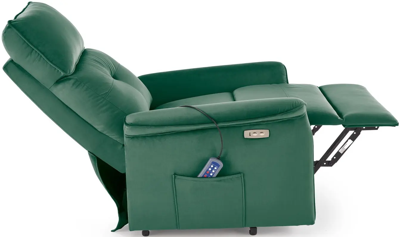 Fotoliu-recliner Halmar Semir 2 (Dark Green) - 7