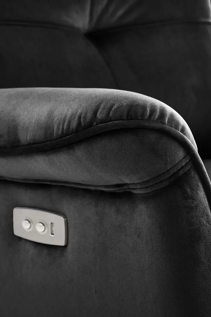 Fotoliu-recliner Halmar Semir (Black)