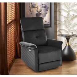 Fotoliu-recliner Halmar Semir (Black)