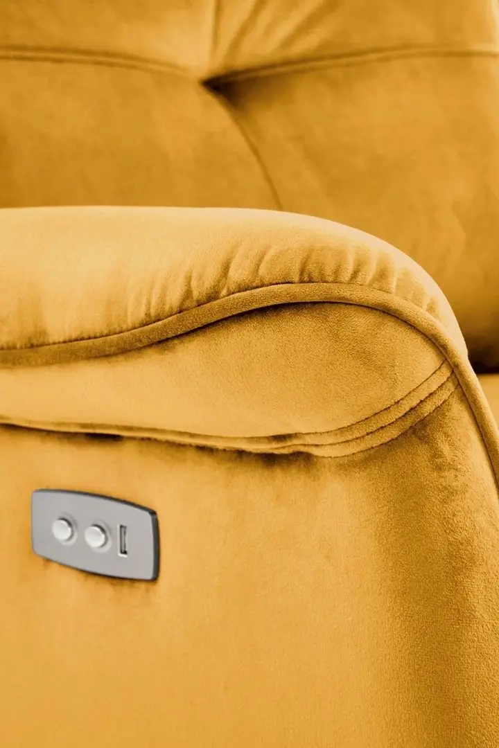 Кресло-реклайнер Halmar Semir (Mustard)