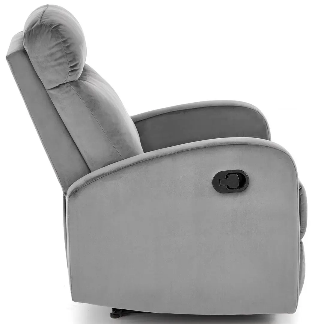 Fotoliu-recliner Halmar Wonder (Gray)