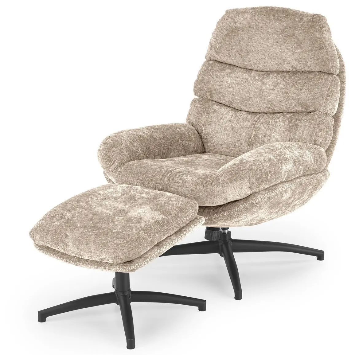 Кресло с оттоманкой Halmar Dario (Beige) - 3