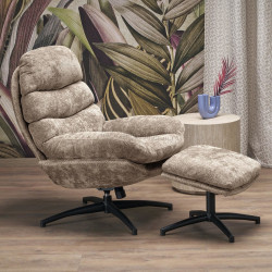 Кресло с оттоманкой Halmar Dario (Beige)