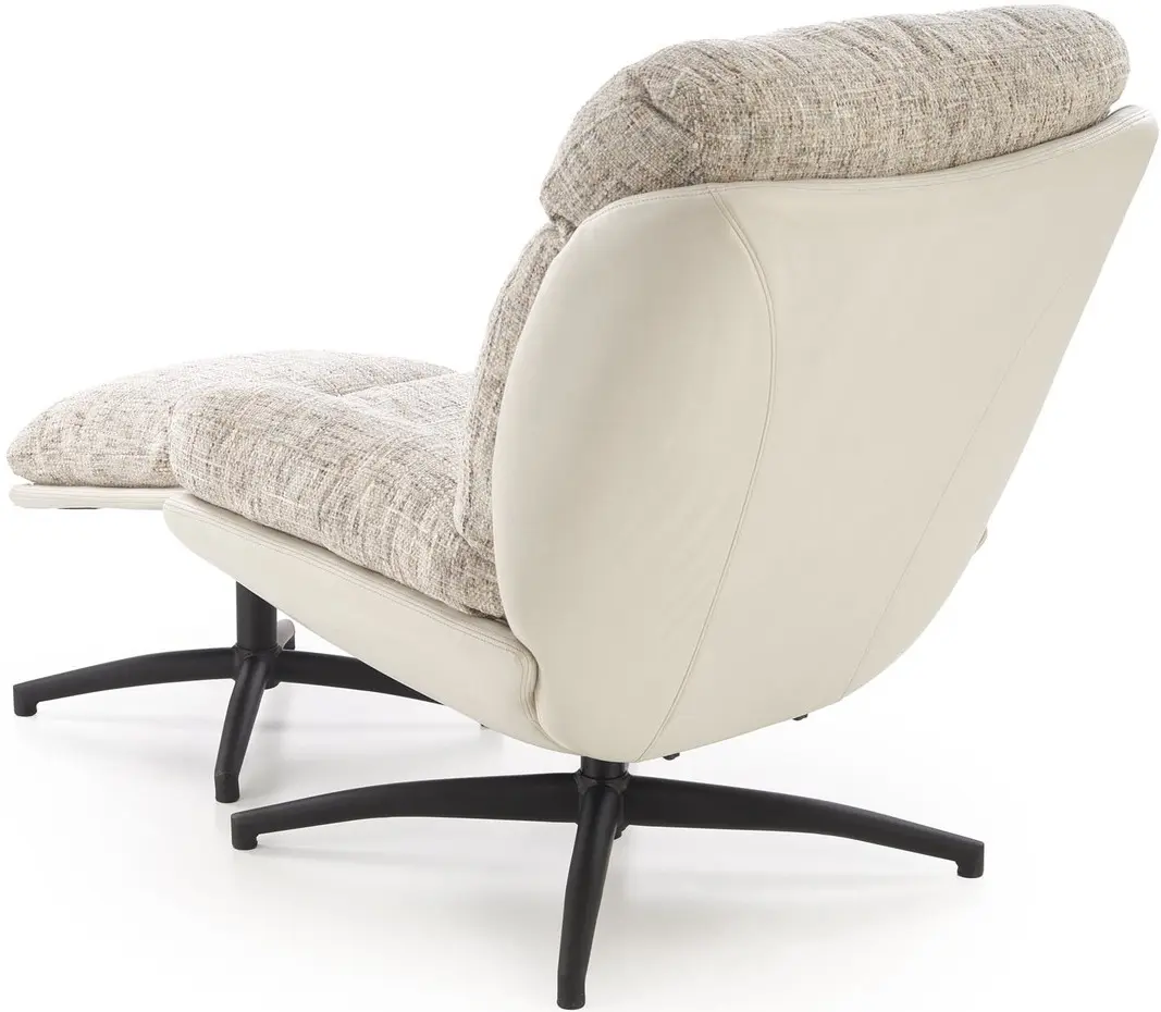 Fotoliu cu taburet Halmar Kronos (Beige) - 4