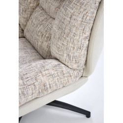 Fotoliu cu taburet Halmar Kronos (Beige) Thumb