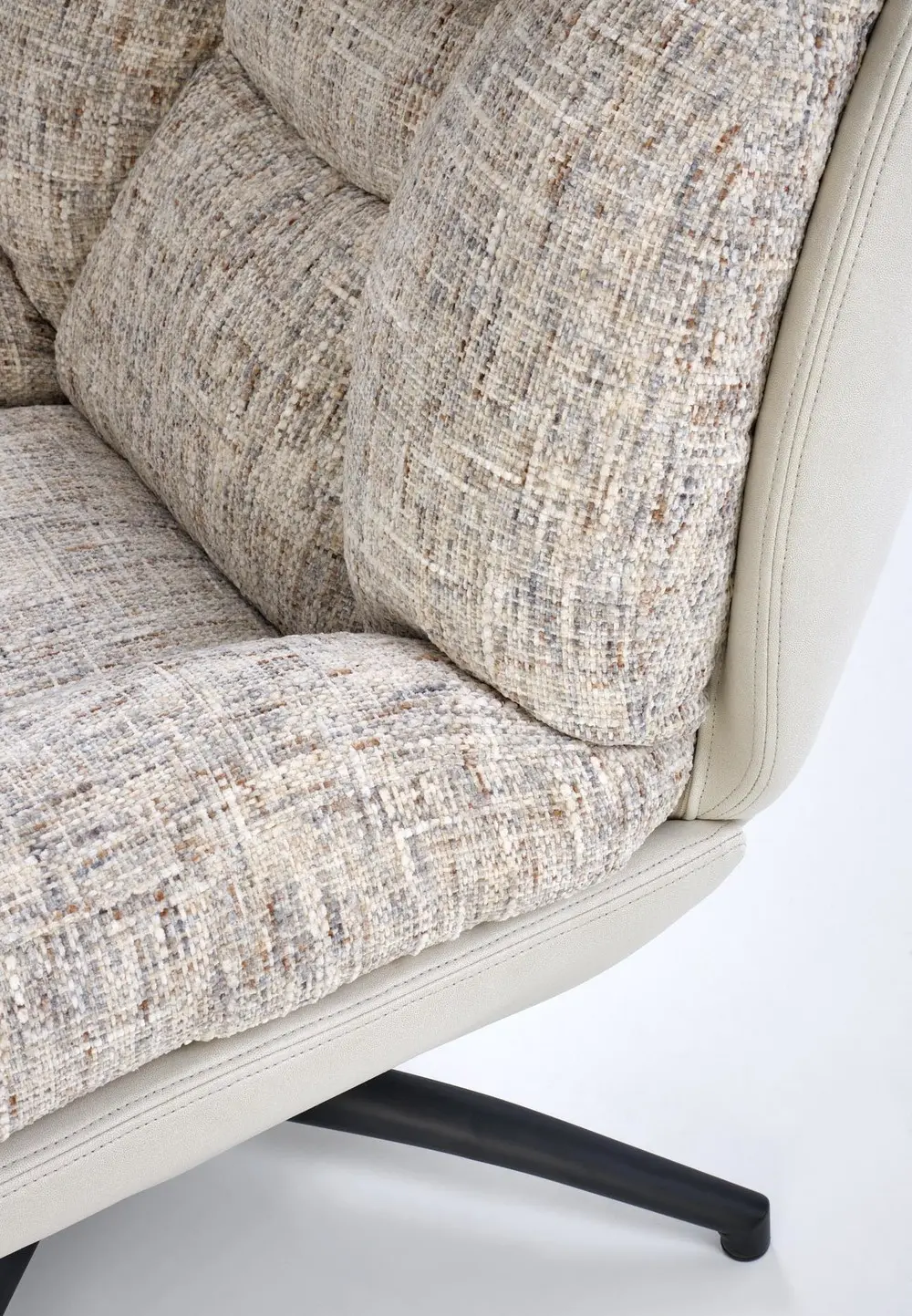 Fotoliu cu taburet Halmar Kronos (Beige) - 6