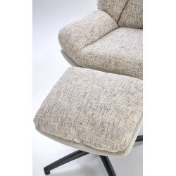 Fotoliu cu taburet Halmar Kronos (Beige) Thumb