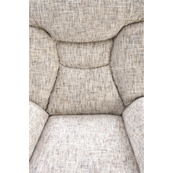 Fotoliu cu taburet Halmar Kronos (Beige) Thumb