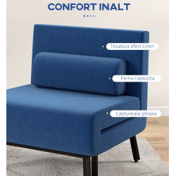 Fotoliu Homcom 833-066V00DB (Blue) Thumb