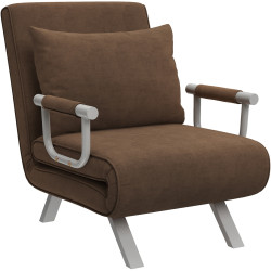 Fotoliu Homcom 833-068 (Brown/Grey) Thumb