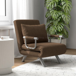Fotoliu Homcom 833-068 (Brown/Grey)