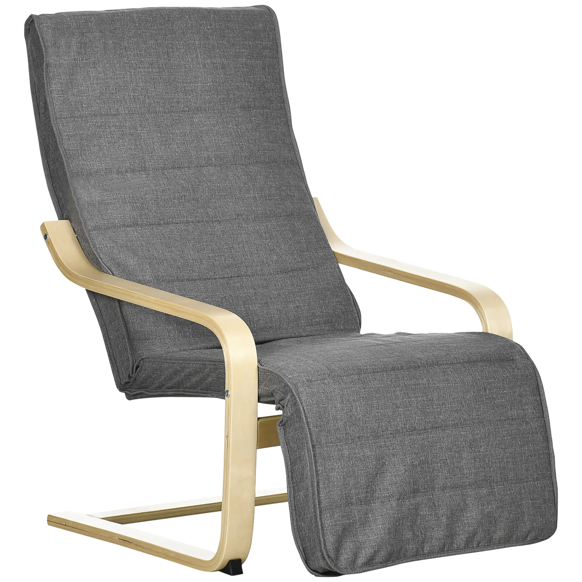 Fotoliu Homcom 833-132V00GY (Grey) - 2