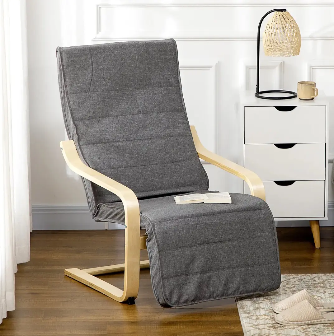 Fotoliu Homcom 833-132V00GY (Grey)