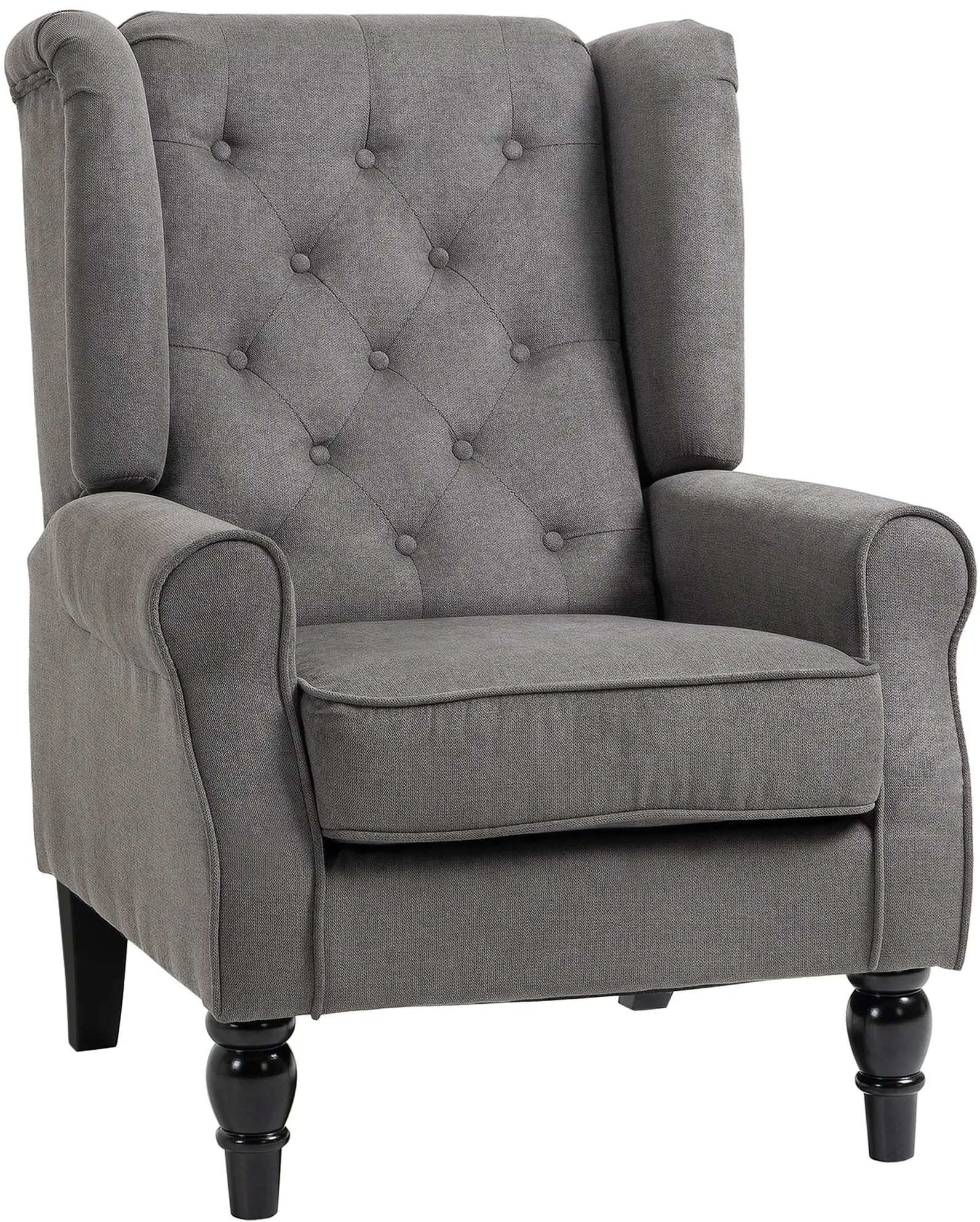 Fotoliu Homcom 833-695CG (Grey/Black) - 2