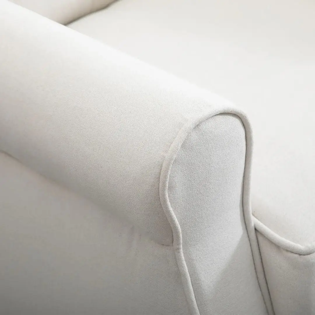 Кресло Homcom 833-695V80CW 74x86x102 cm (White-cream/Black) - 5