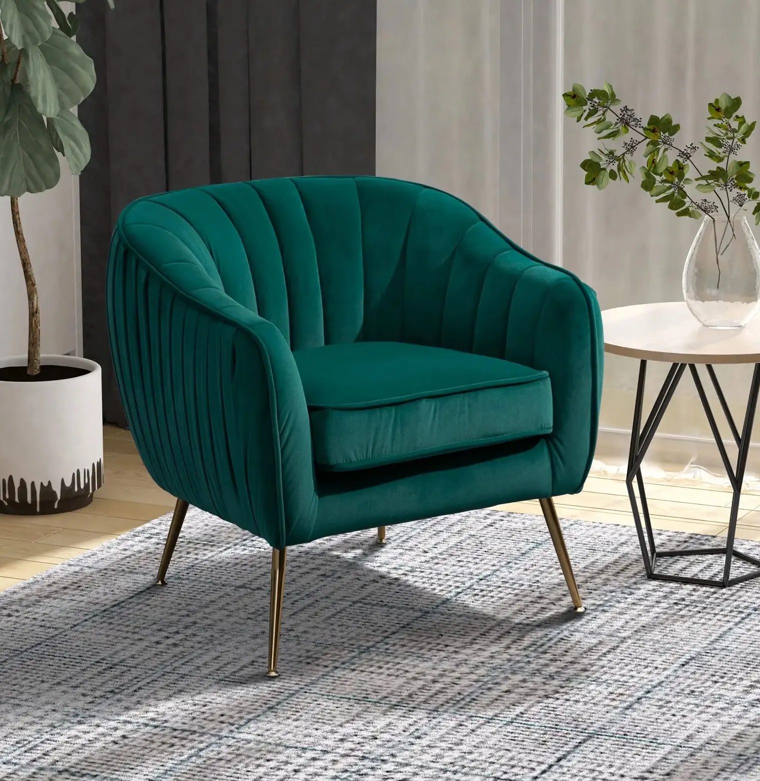 Fotoliu Homcom 833-725GN (Green) - 8