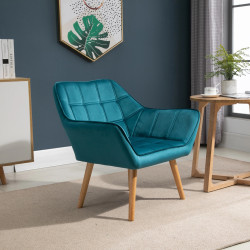 Fotoliu Homcom 833-799 (Blue) Thumb