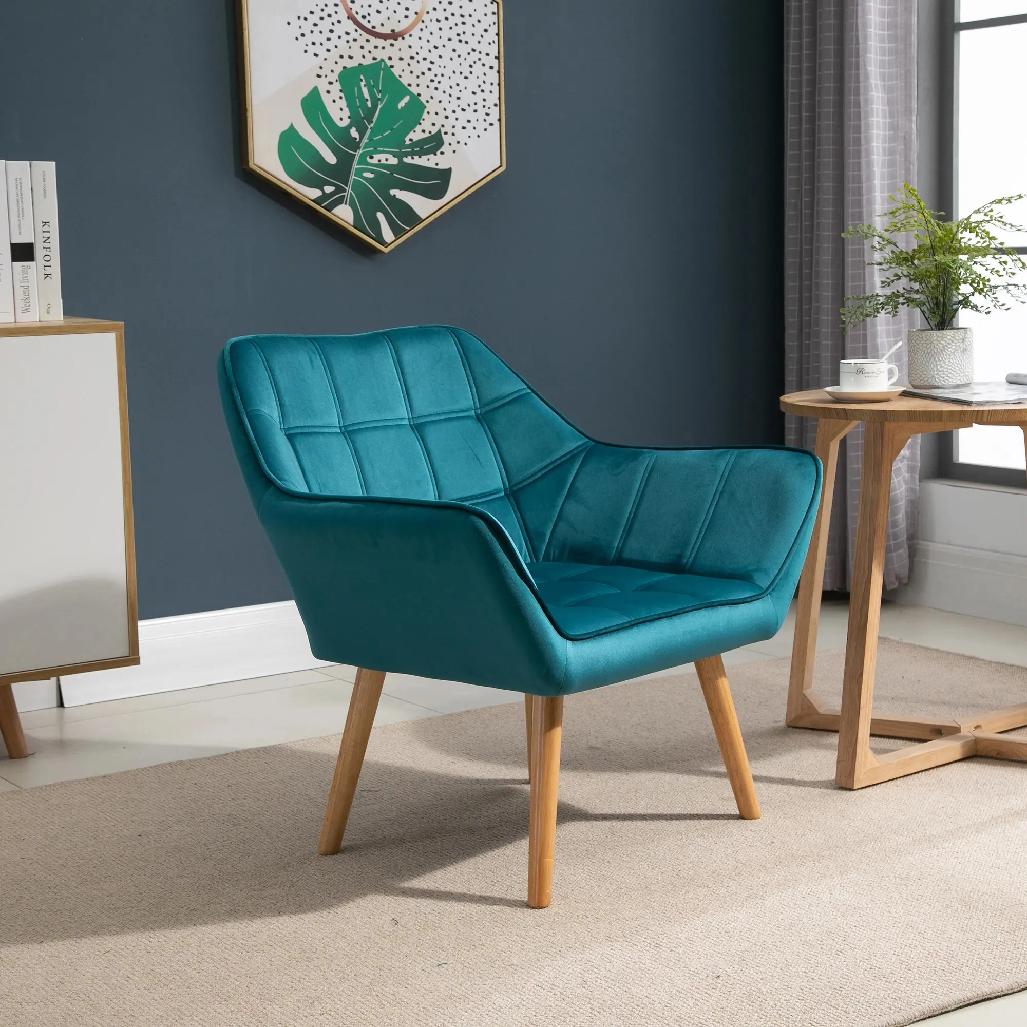 Fotoliu Homcom 833-799 (Blue) - 7