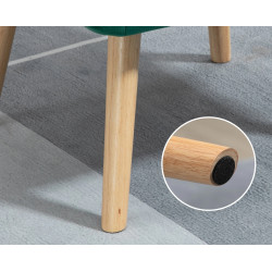 Fotoliu Homcom 833-799V00GN (Green/Natural Wood) Thumb