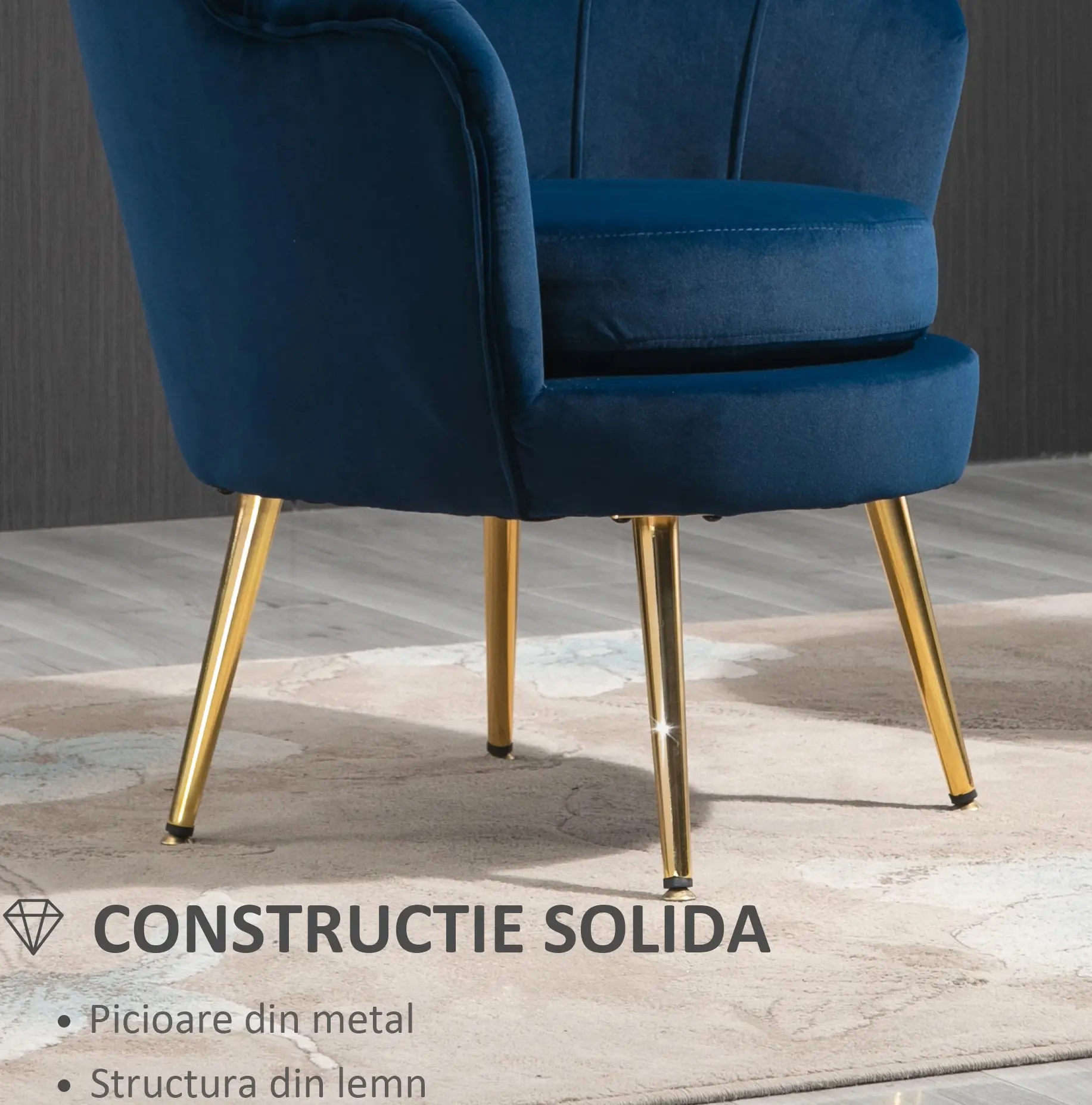 Fotoliu Homcom 839-012BU (Blue) - 4
