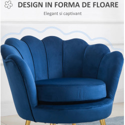 Fotoliu Homcom 839-012BU (Blue) Thumb