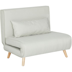 Кресло Homcom 839-023CW (Light Beige/Natural Wood) Thumb