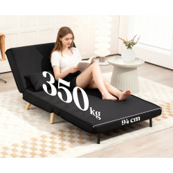 Fotoliu Homcom 839-023V00BK (Black) Thumb