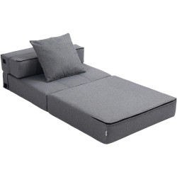 Fotoliu Homcom 839-027V01CG (Grey) Thumb