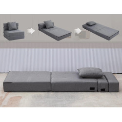 Fotoliu Homcom 839-027V01CG (Grey) Thumb