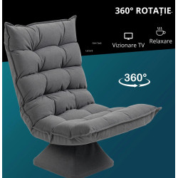 Кресло Homcom 839-423V00GY (Grey) Thumb