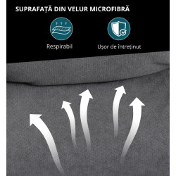 Кресло Homcom 839-423V00GY (Grey) Thumb