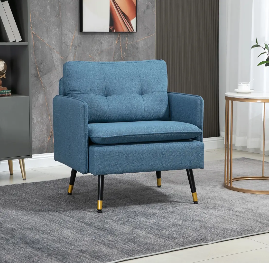 Кресло Homcom 839-619V00DB (Bleu)