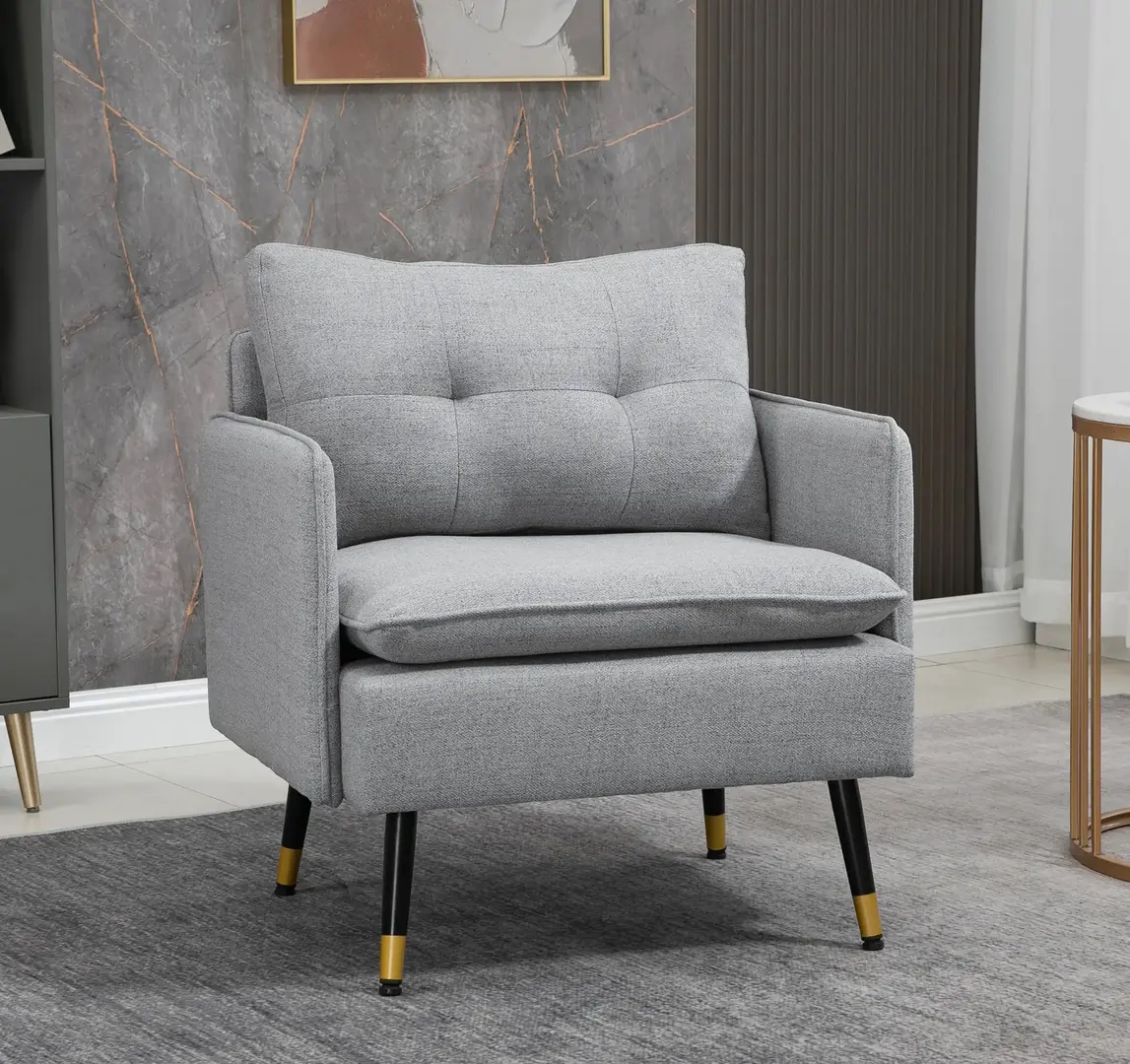 Fotoliu Homcom 839-619V00GY (Grey)