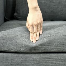 Fotoliu Homcom 839-729V00GY 72x90 cm (Grey/Gold) Thumb