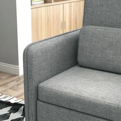 Fotoliu Homcom 839-729V00GY 72x90 cm (Grey/Gold) Thumb