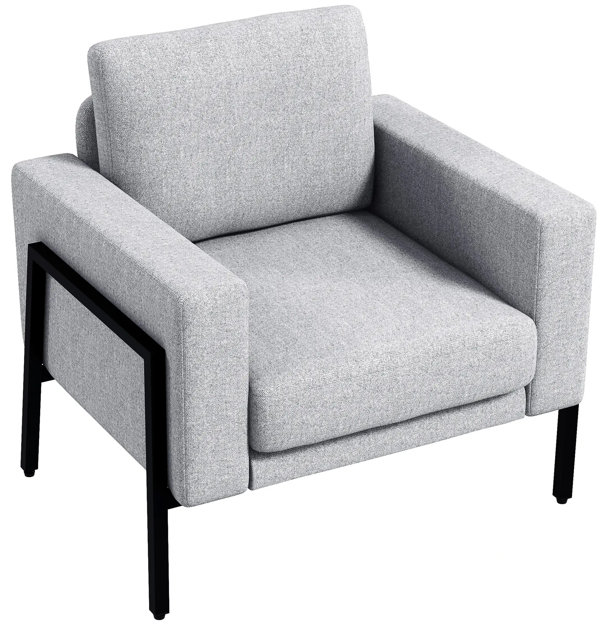Fotoliu Homcom 839-781V00LG (Light Grey) - 3
