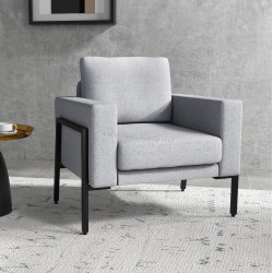Fotoliu Homcom 839-781V00LG (Light Grey)