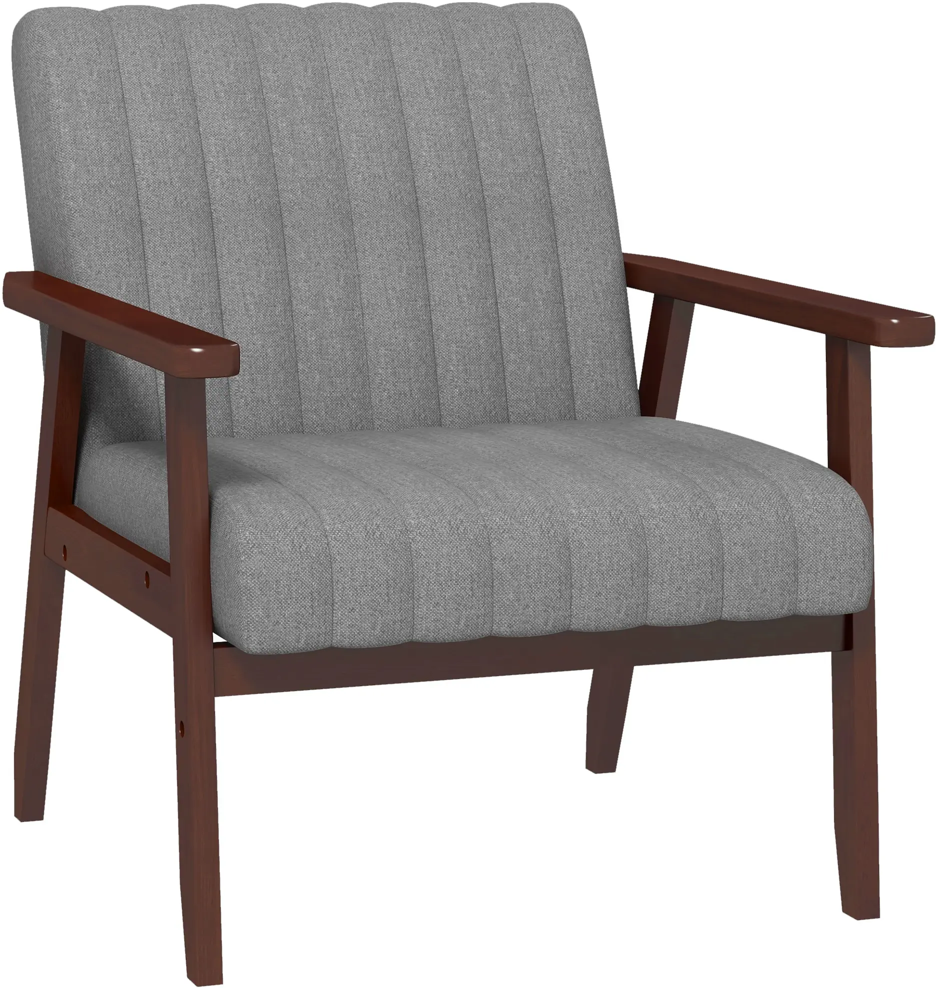 Fotoliu Homcom 839-916V80GY (Grey/Browm) - 2
