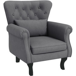 Кресло Homcom 839-919V01CG (Dark Grey/Black) Thumb