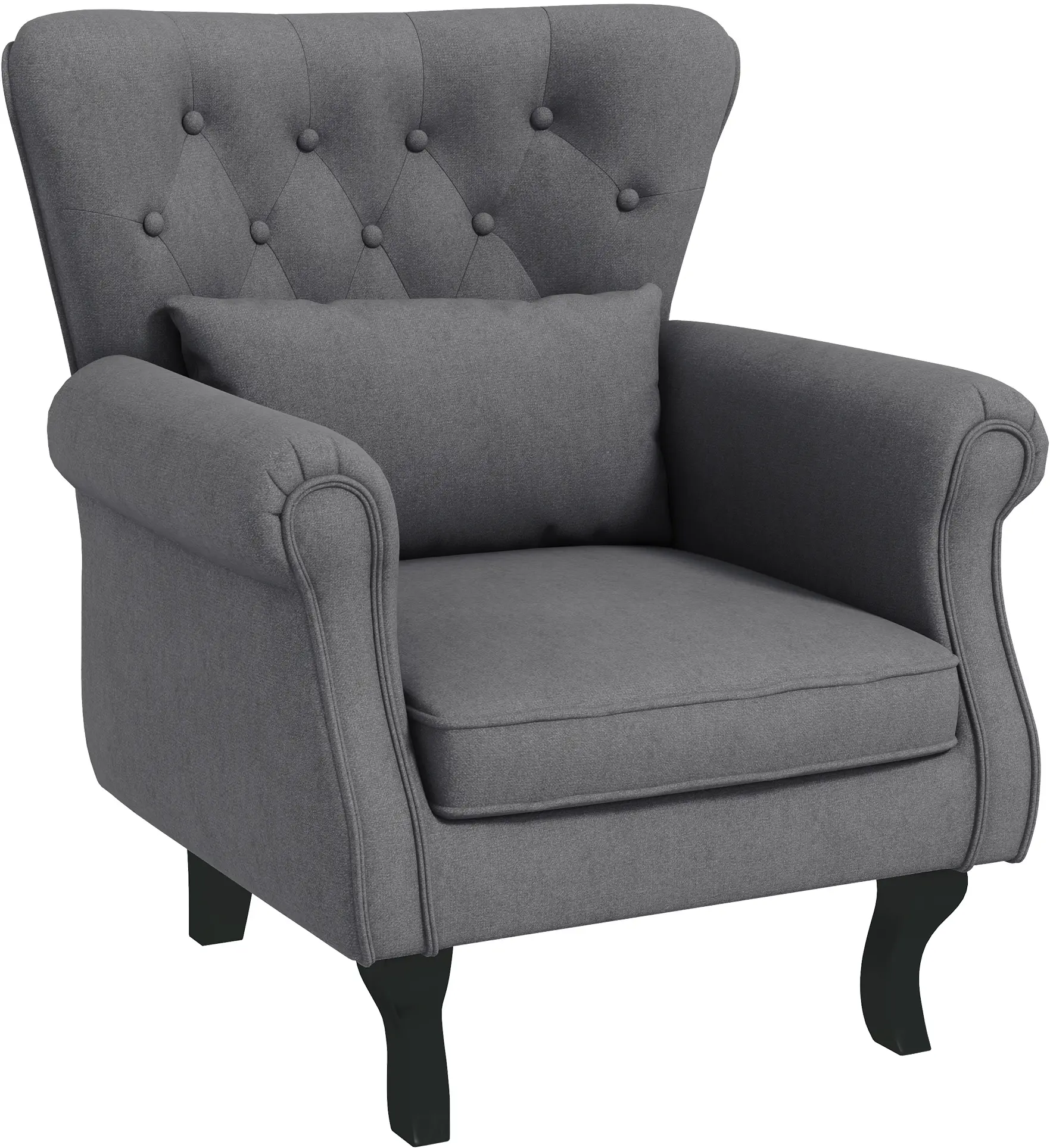 Кресло Homcom 839-919V01CG (Dark Grey/Black) - 2