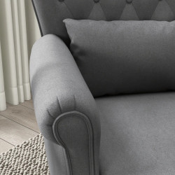 Кресло Homcom 839-919V01CG (Dark Grey/Black) Thumb