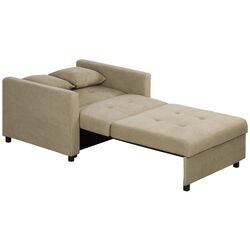 Fotoliu Homcom 83B-009V00LR 100x98x88 cm (Light Brown) Thumb