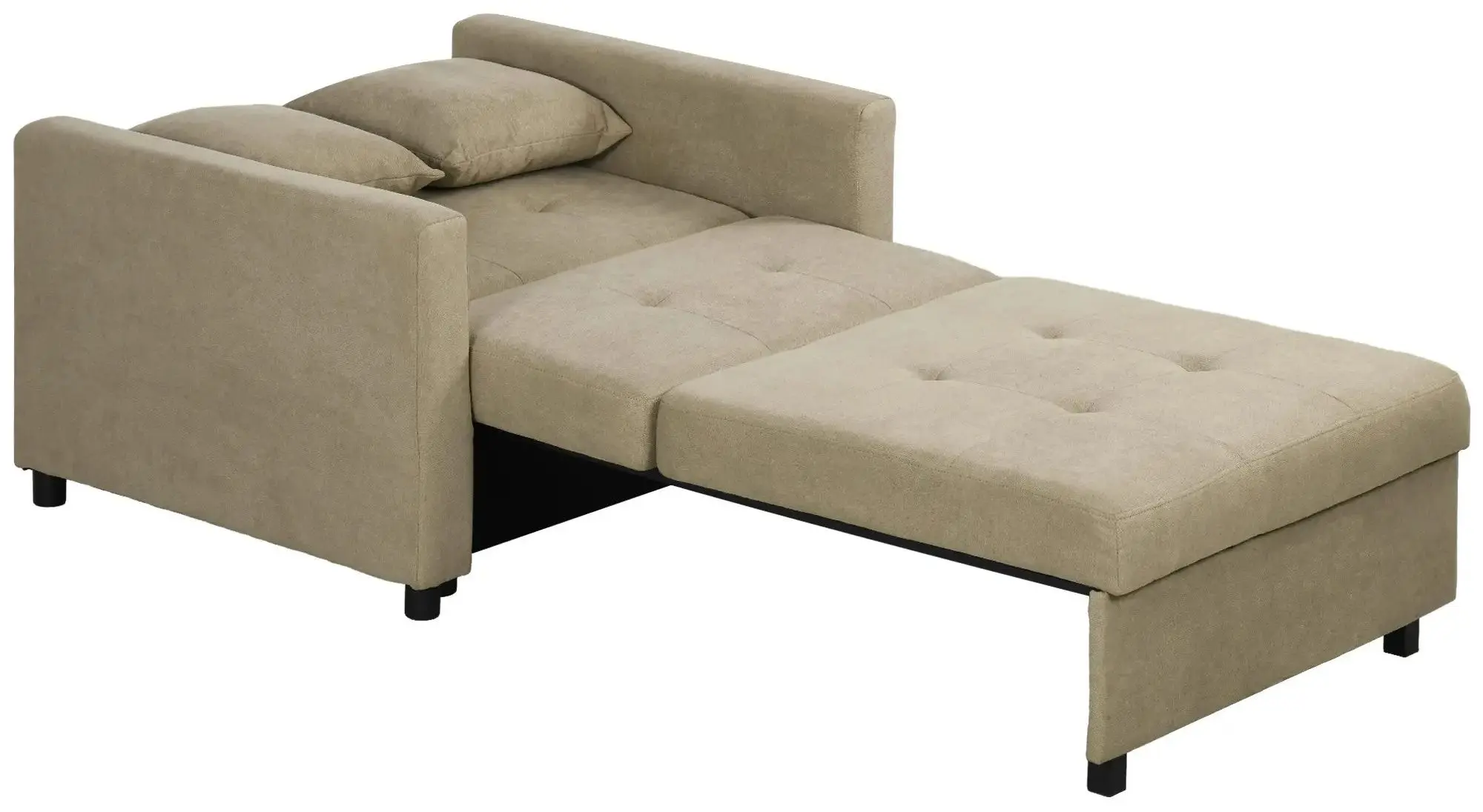 Fotoliu Homcom 83B-009V00LR 100x98x88 cm (Light Brown)