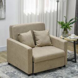 Fotoliu Homcom 83B-009V00LR 100x98x88 cm (Light Brown) Thumb