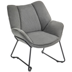Fotoliu Homcom 83B-168V00GY (Grey) Thumb