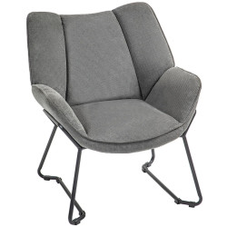 Fotoliu Homcom 83B-168V00GY (Grey) Thumb