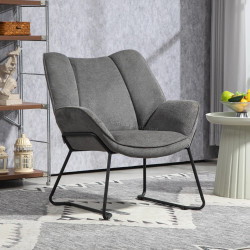 Fotoliu Homcom 83B-168V00GY (Grey)