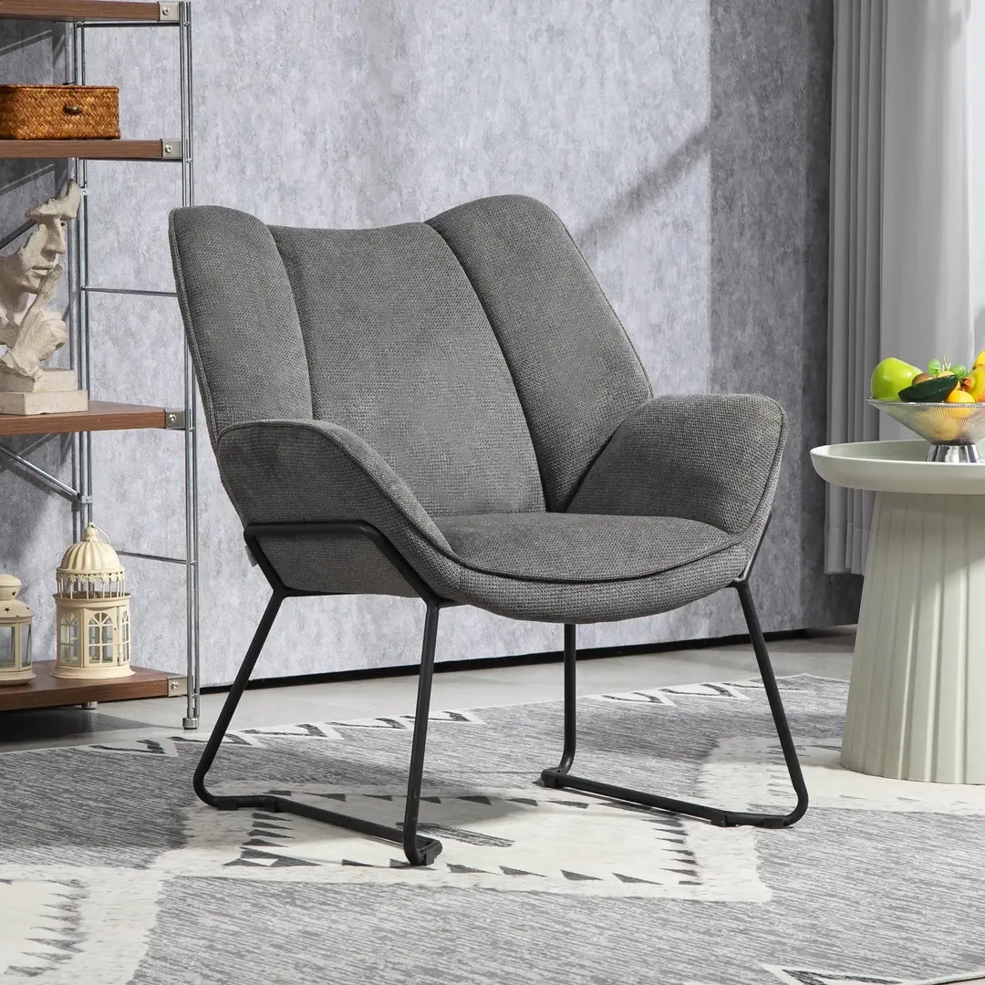 Fotoliu Homcom 83B-168V00GY (Grey)